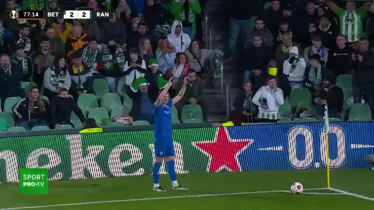 Betis - Rangers: gol Kemar Roofe