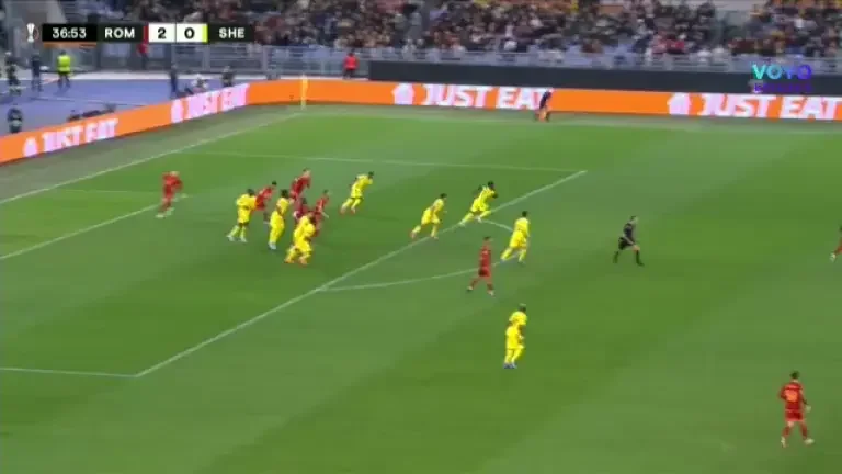 Ratarea lui David Ankeye din AS Roma - Sheriff 3-0