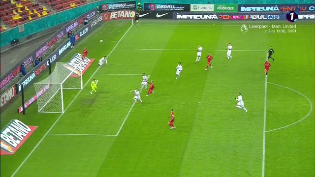De neoprit! Darius Olaru a făcut show în prima repriză a meciului FCSB - Hermannstadt_4