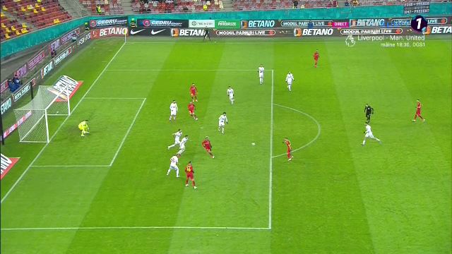 De neoprit! Darius Olaru a făcut show în prima repriză a meciului FCSB - Hermannstadt_8
