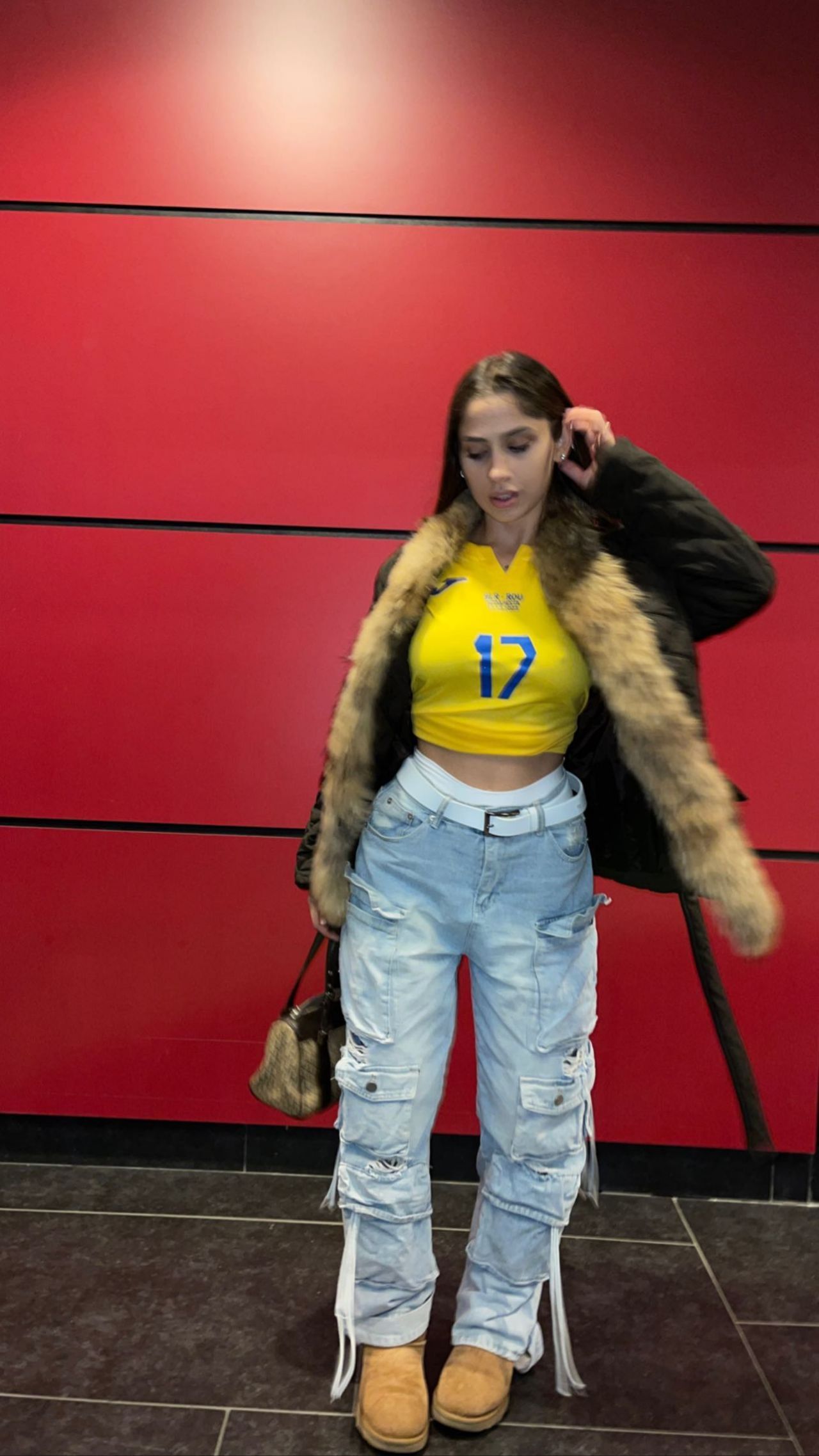Moment emoționant! Fetița lui Florinel Coman a început să plângă când și-a văzut tatăl ieșind din teren pe Arena Națională! Ioana a filmat tot_21
