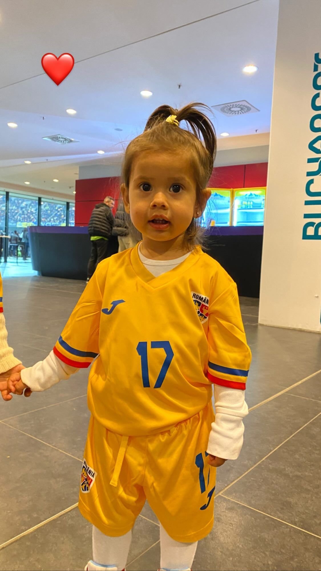 Moment emoționant! Fetița lui Florinel Coman a început să plângă când și-a văzut tatăl ieșind din teren pe Arena Națională! Ioana a filmat tot_27