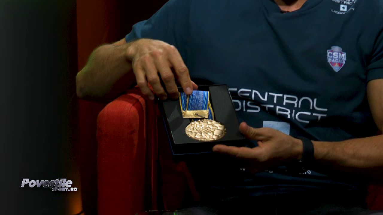 Constantin Popovici și-a prezentat medalia de campion mondial la Poveștile Sport.ro: ”Extraordinar de frumoasă”_2
