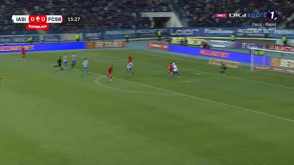 Poli Iași - FCSB 1-3! Vacanță liniștită pentru liderul din campionat, care se distanțează la 11 puncte de locul doi_3