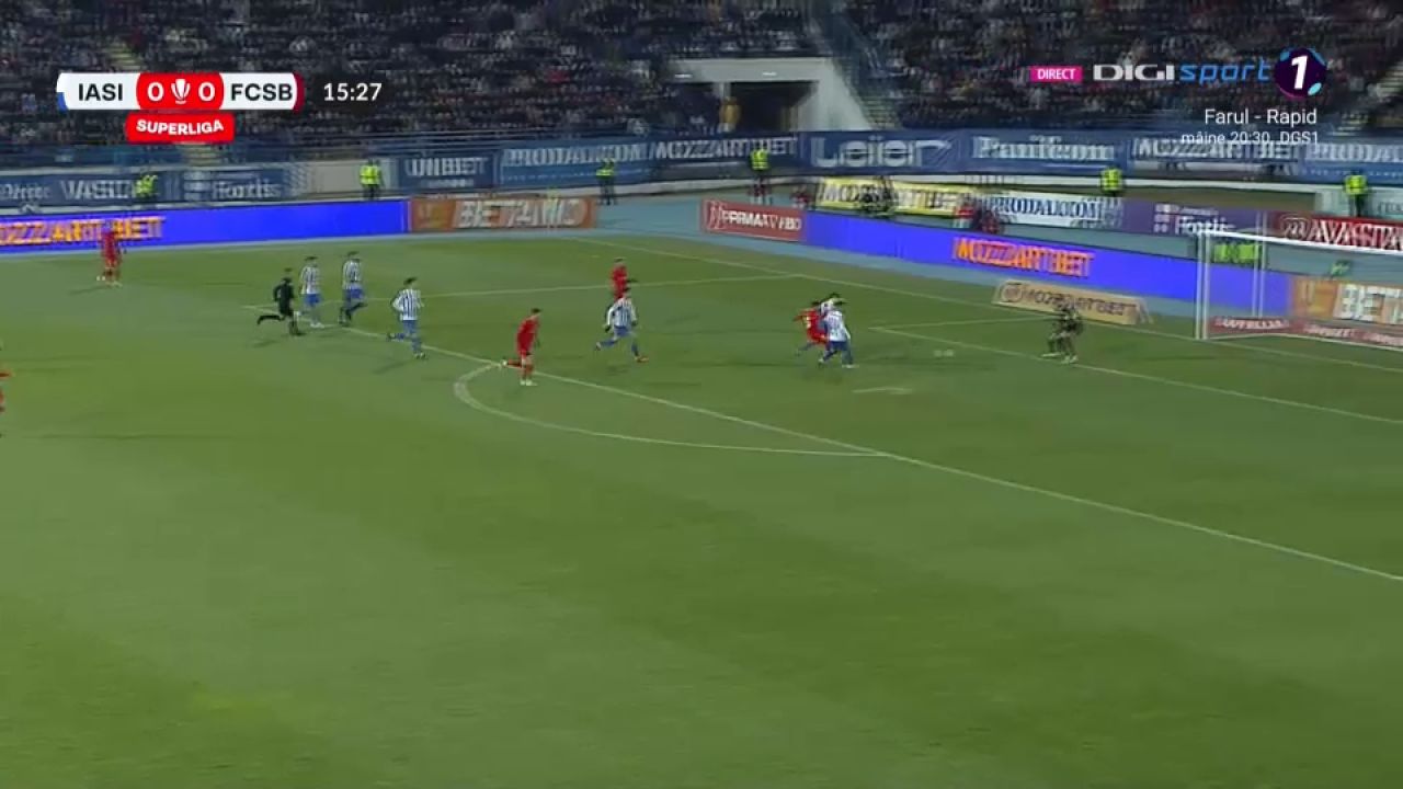 Poli Iași - FCSB 1-3! Vacanță liniștită pentru liderul din campionat, care se distanțează la 11 puncte de locul doi_3