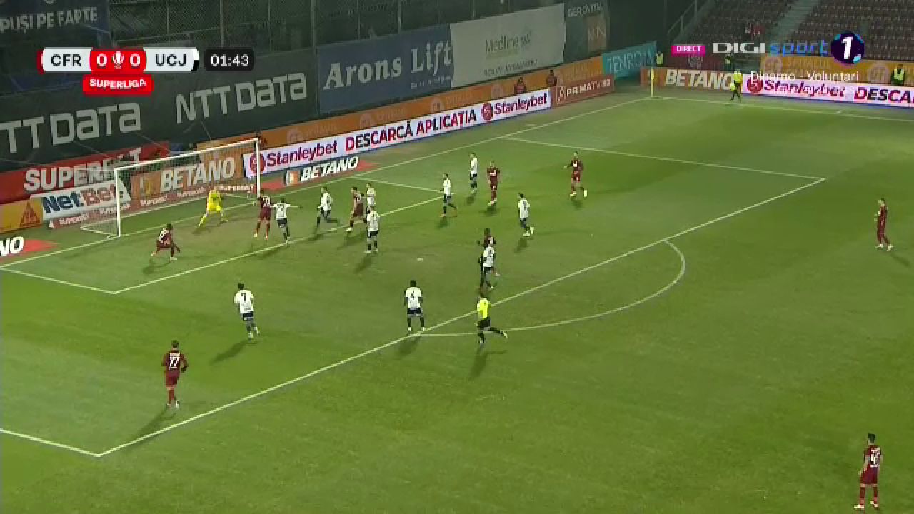 CFR Cluj - ”U” Cluj 4-0 | „Șepcile roșii”, fără replică în Gruia! Victorie clară pentru jucătorii lui Mandorlini _3
