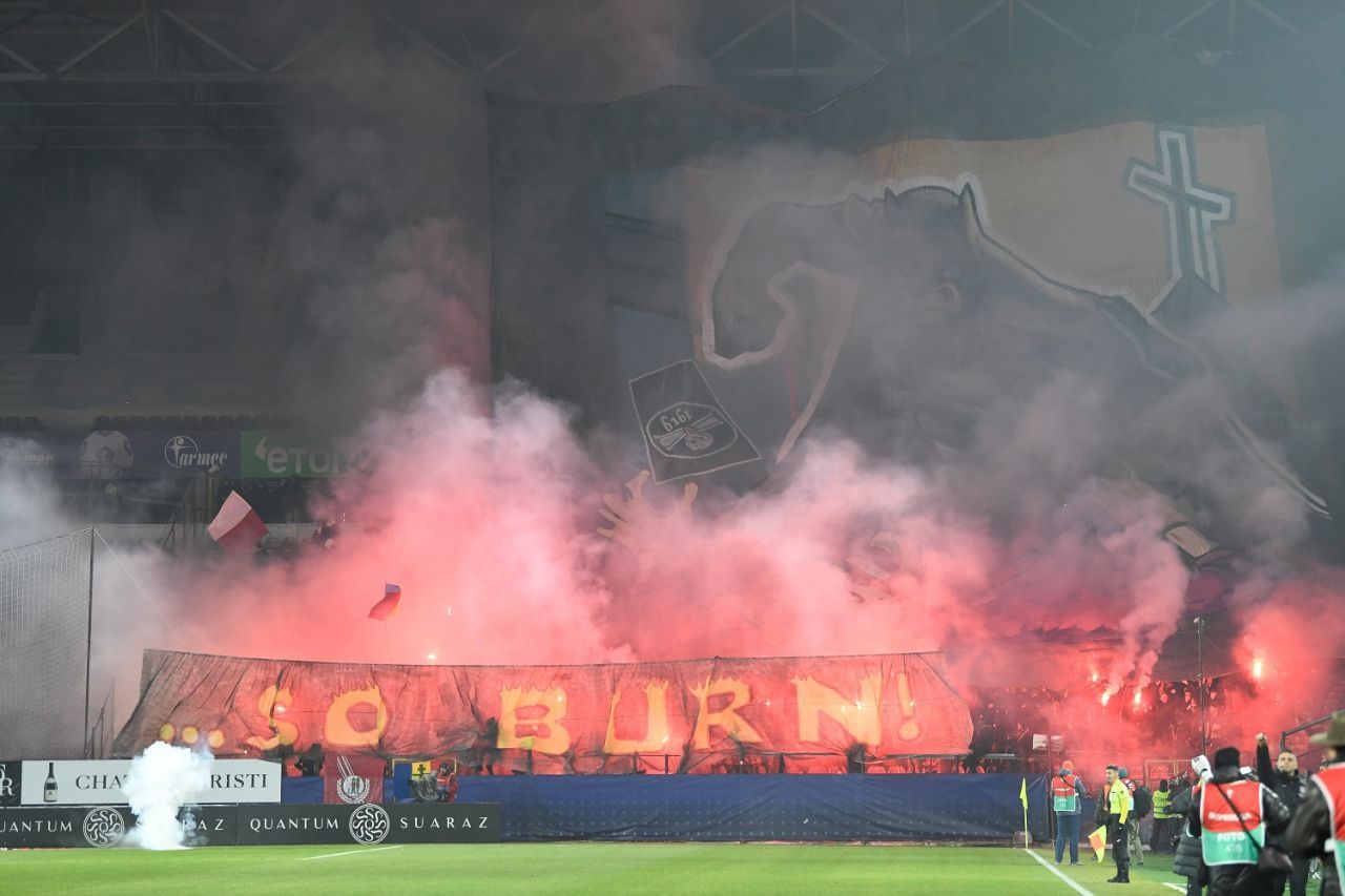 Fanii lui U Cluj au invadat stadionul marii rivale! Imagini spectaculoase din Gruia_2