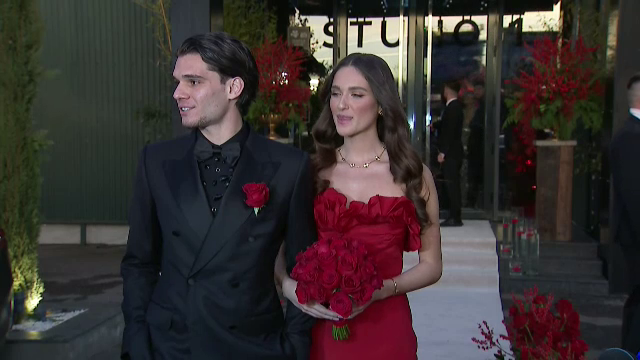 Lady in red! Cât a costat rochia superbei Elena Tănase de la cununia cu Ianis Hagi _37