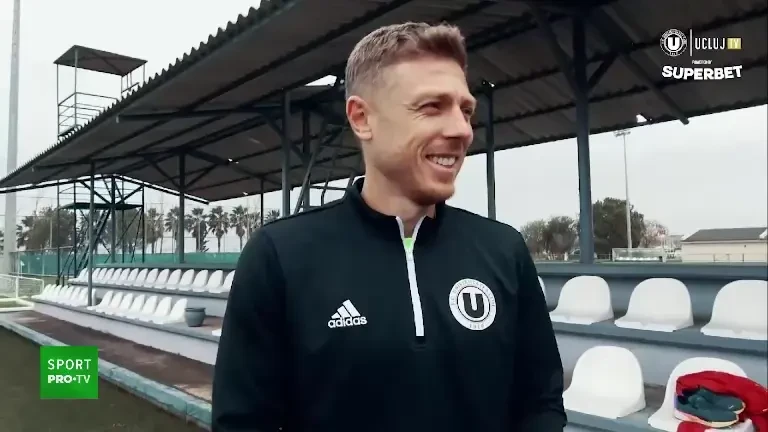 Bogdan Mitrea, ședință de antrenament inedită la U Cluj