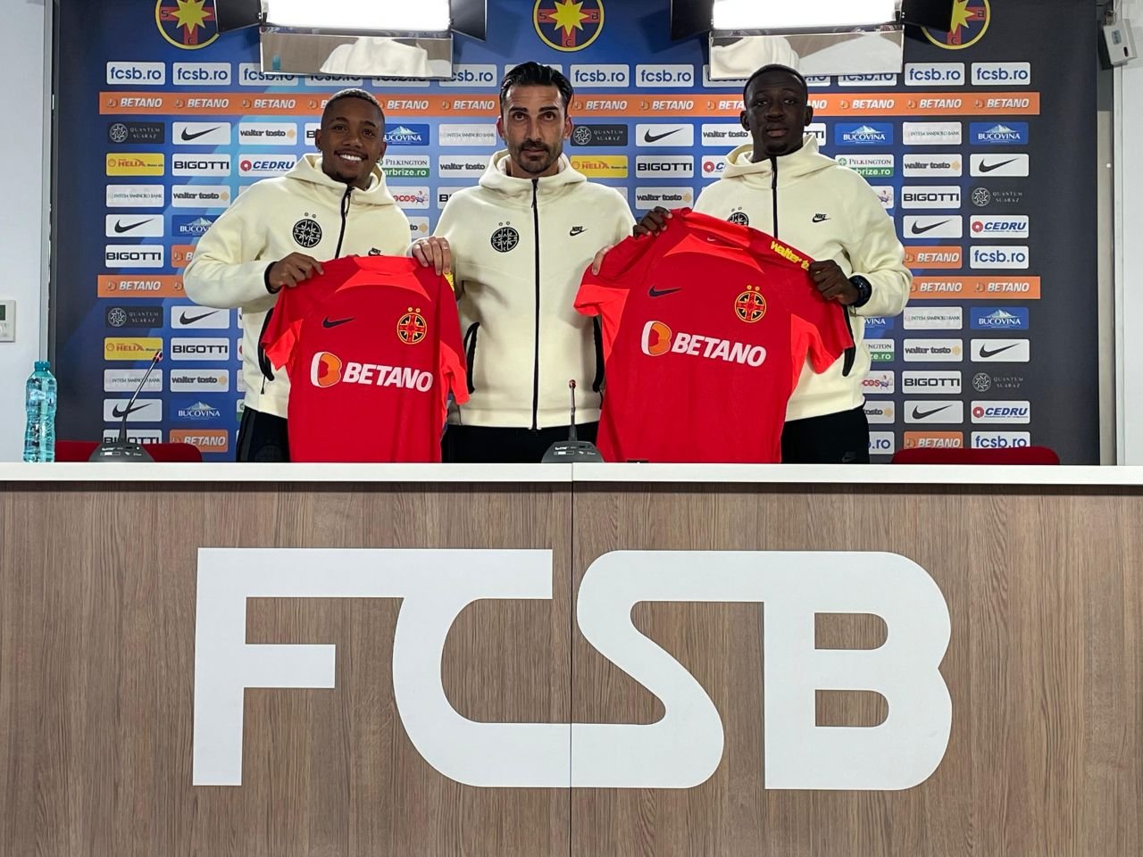 Luis Phelipe și Baba Alhassan, prezentați la FCSB: 