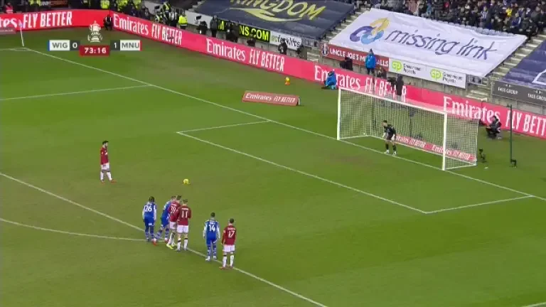 FA Cup | Wigan - Manchester United, golul marcat de Bruno Fernandes