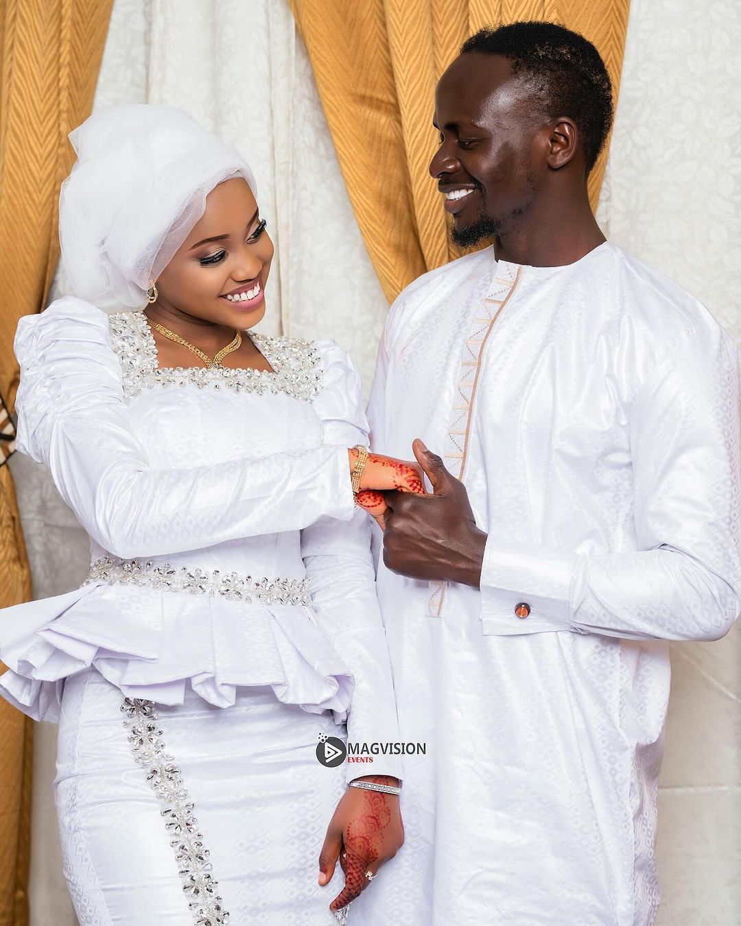 Sadio Mane s-a căsătorit cu iubita de 19 ani! Fotbalistul a fost ținta glumelor după ce a postat fotografiile _19