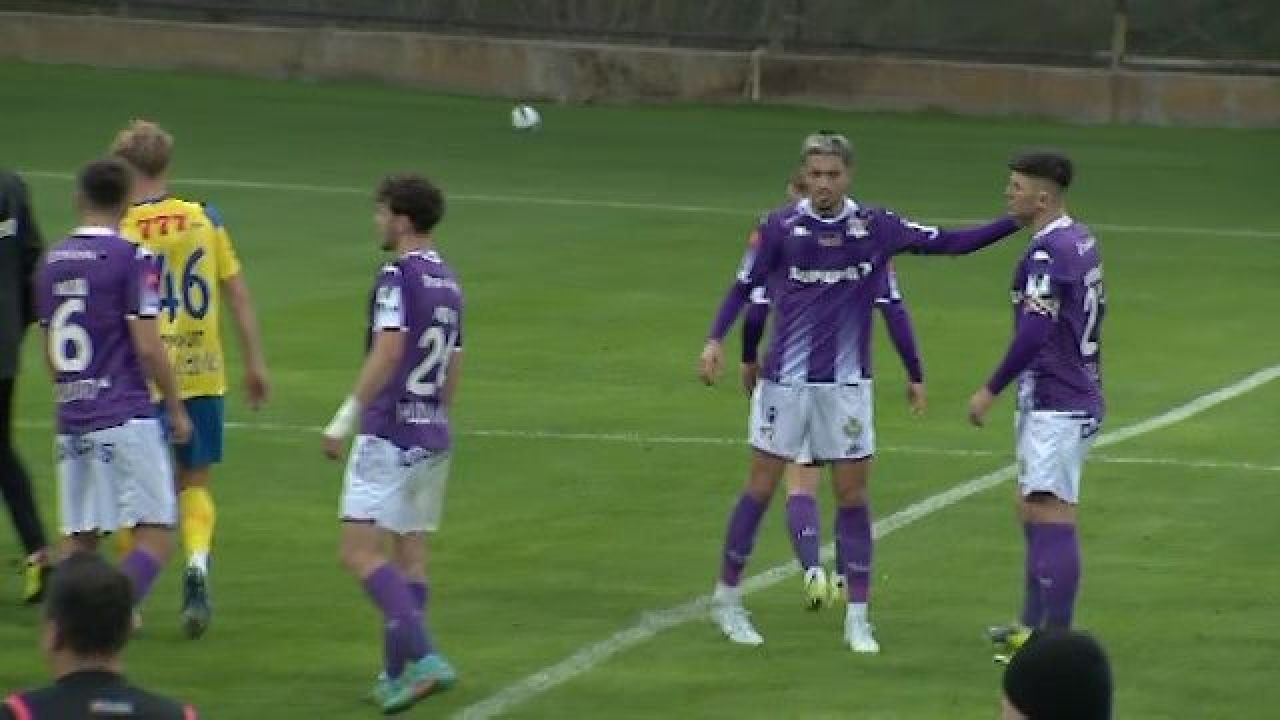 Încăierare la amicalul Rapidului! Bergodi a intrat pe teren. Spionii de la FCSB, în tribune_4