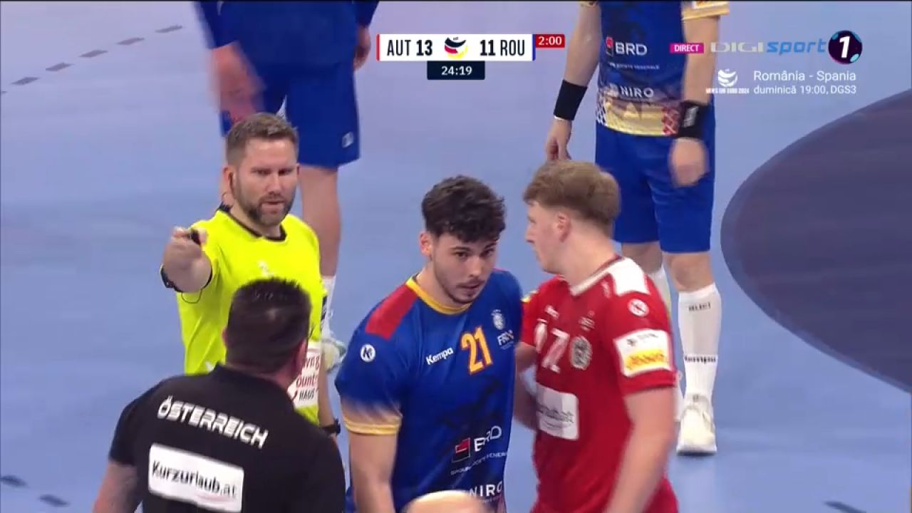 România - Austria 24-31 | Debut cu stângul pentru tricolori la Campionatul European de handbal _5