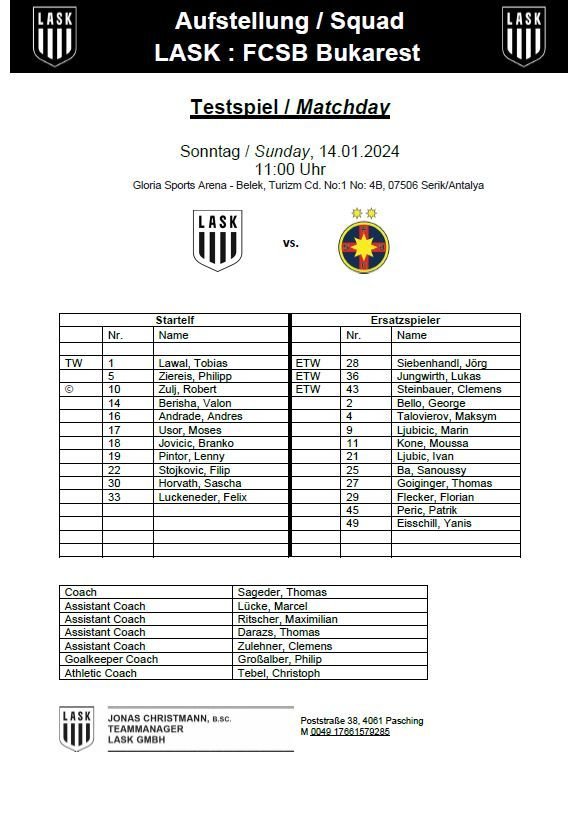 FCSB - LASK Linz 3-1! Darius Olaru a ieșit accidentat, Luis Phelipe a debutat cu gol, Andrei Vlad a apărat ca în vremurile bune_3