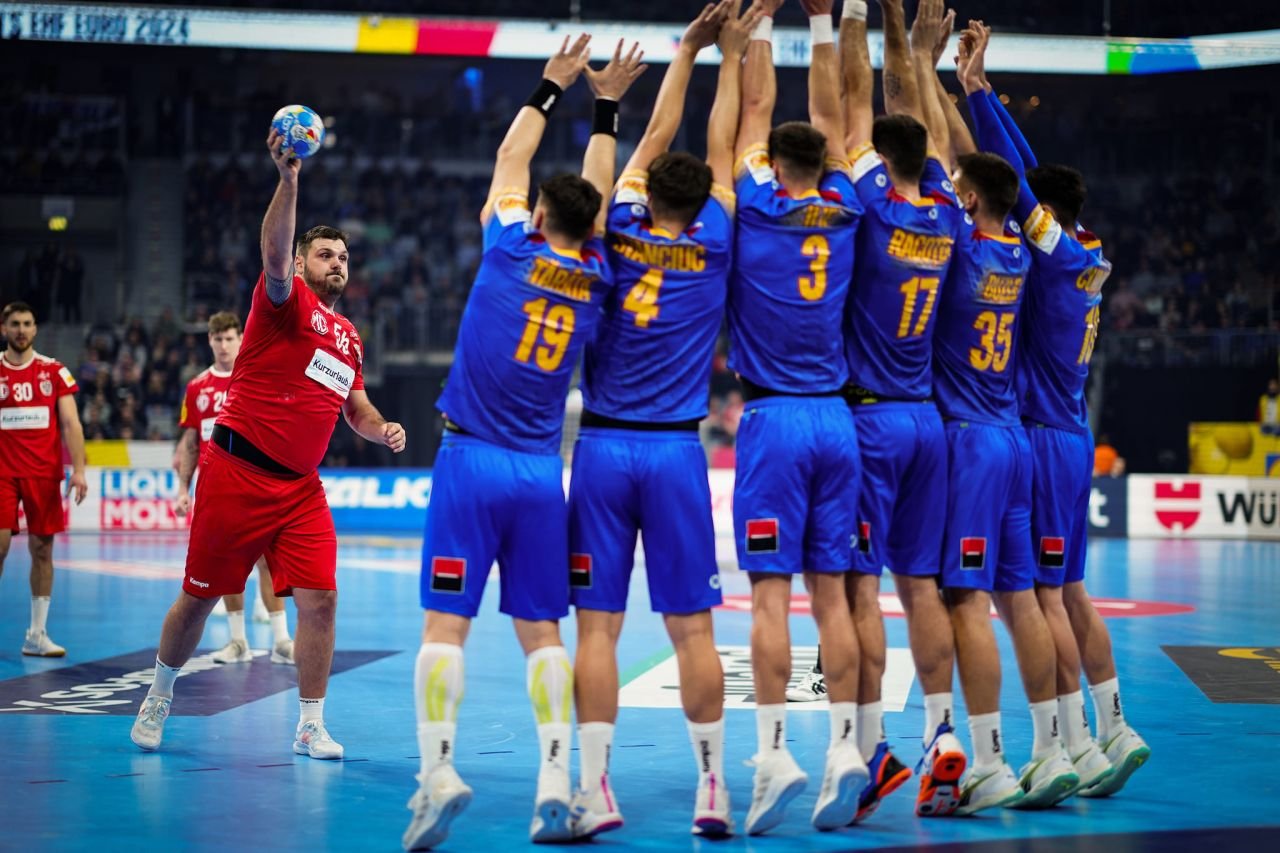 România - Spania 24-36 (12-17) la Campionatul European de handbal masculin. Tricolorii au jucat primele 18 minute de la egal la egal cu Spania _2