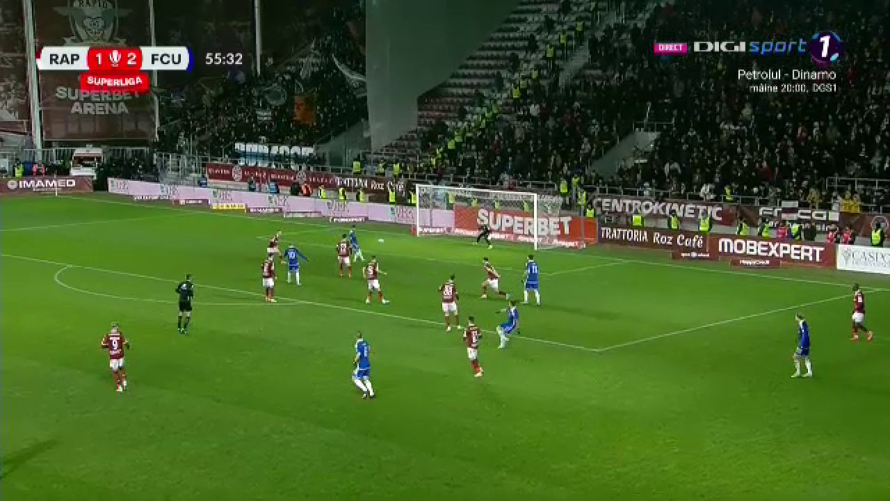 Rapid București - FCU Craiova 4-3 | Thriller în Giulești! Gazdele au întors soarta partidei într-un final nebun de meci_7