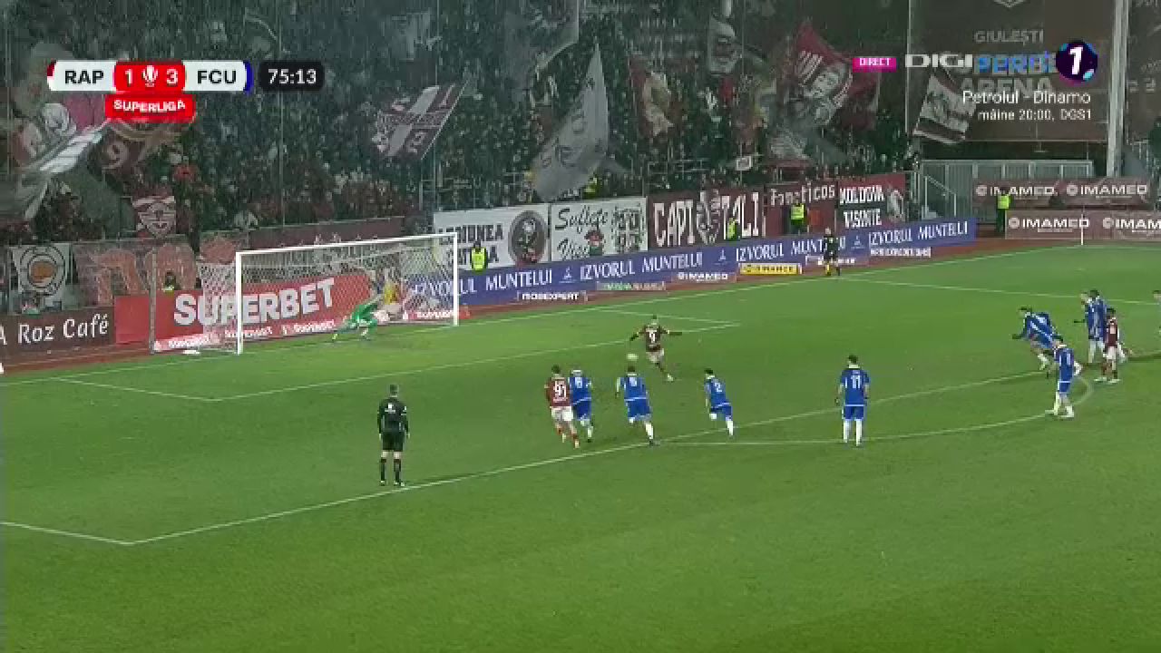 Rapid București - FCU Craiova 4-3 | Thriller în Giulești! Gazdele au întors soarta partidei într-un final nebun de meci_8