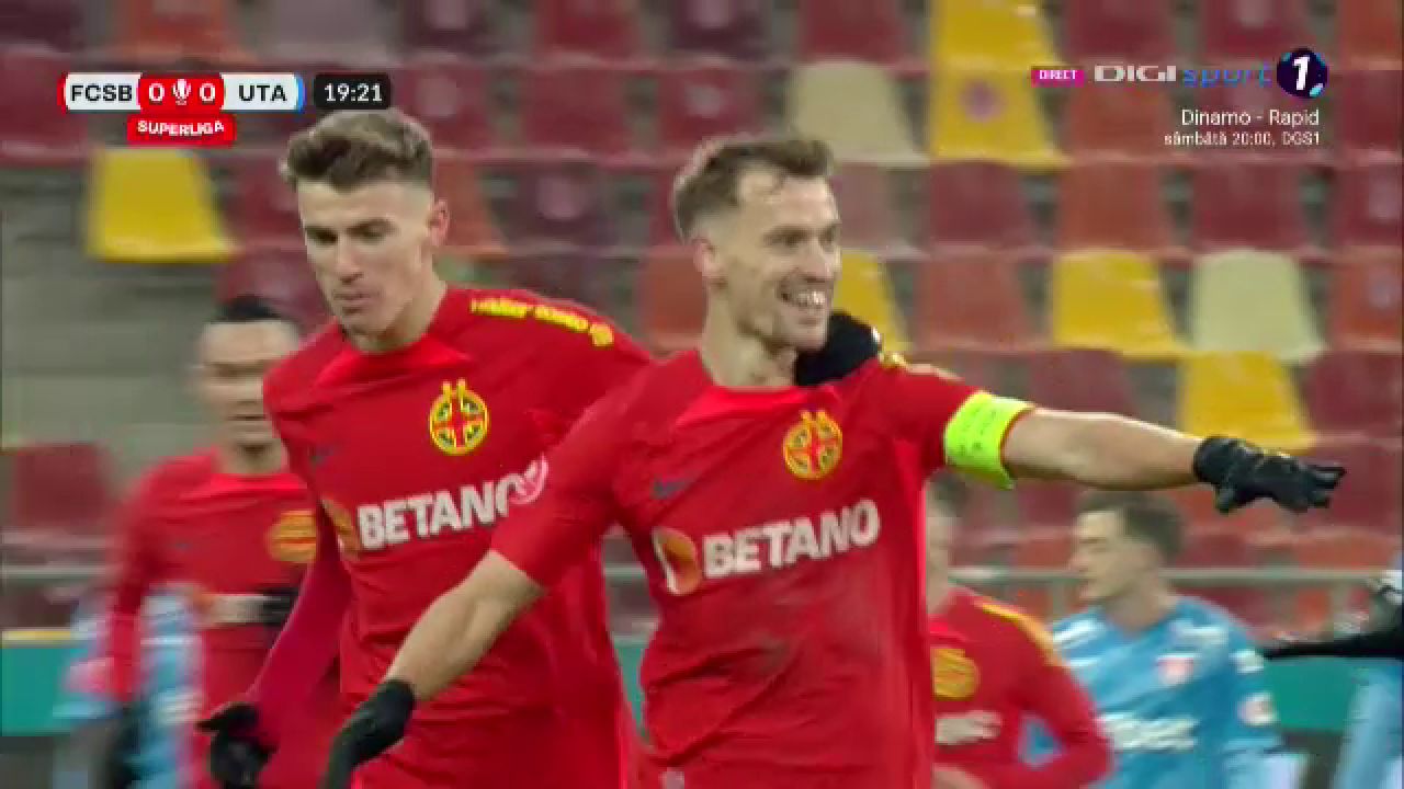FCSB - UTA Arad 4-0 | Start perfect de an pentru roș-albaștri! Victorie categorică pe Arena Națională_4