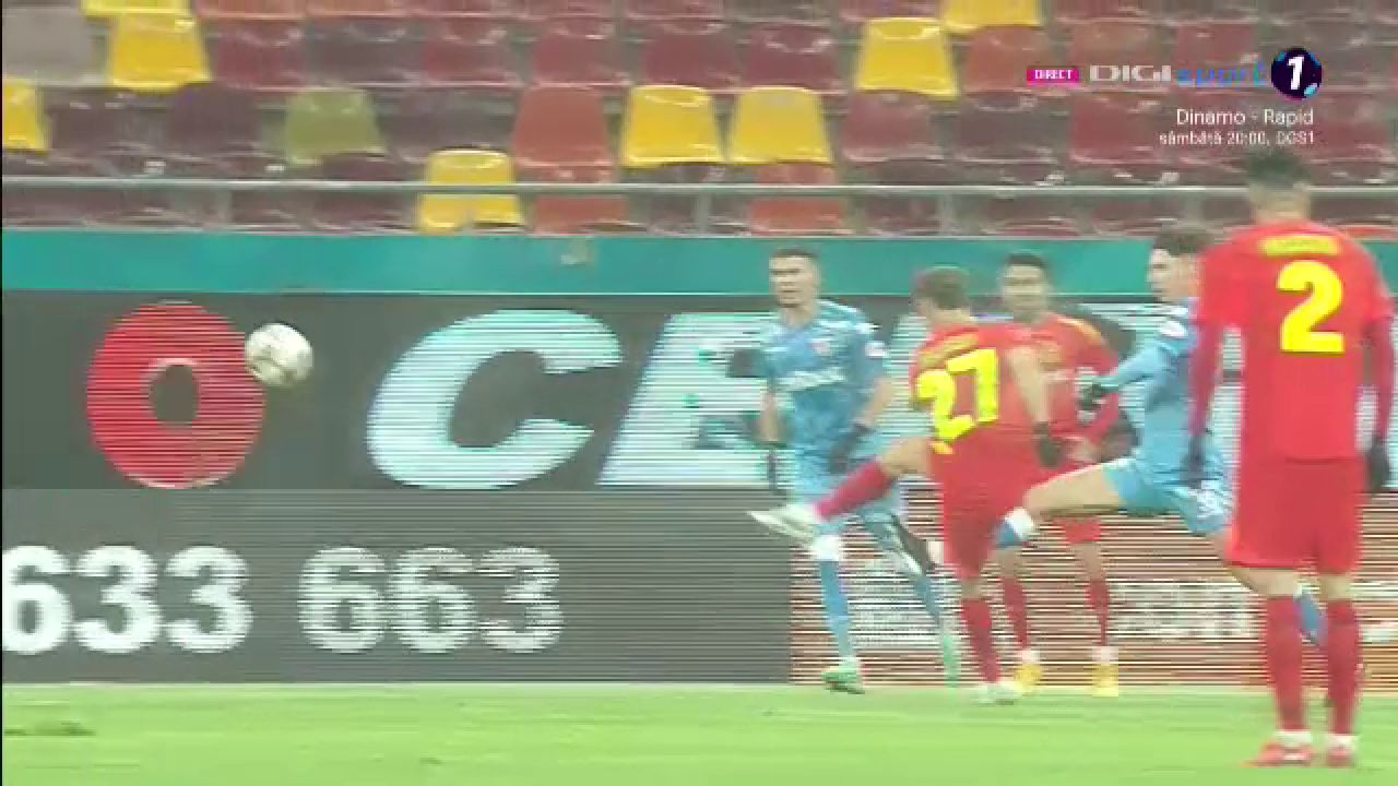 Torpilă! Darius Olaru a înscris un supergol în FCSB - UTA Arad_1