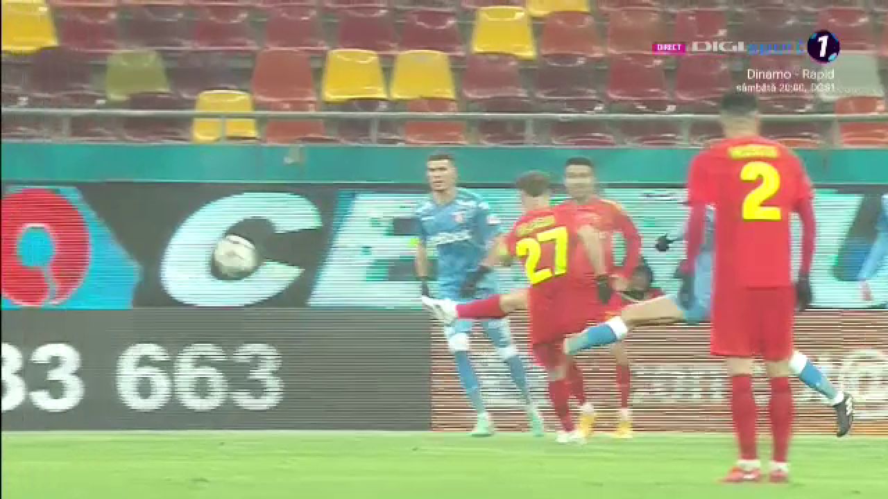 Torpilă! Darius Olaru a înscris un supergol în FCSB - UTA Arad_19