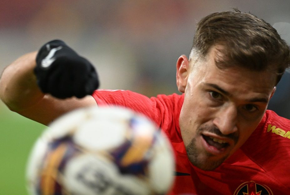 Cum arată topul celor mai buni marcatori din Liga 1, după hat-trick-ul lui Darius Olaru din FCSB - UTA Arad