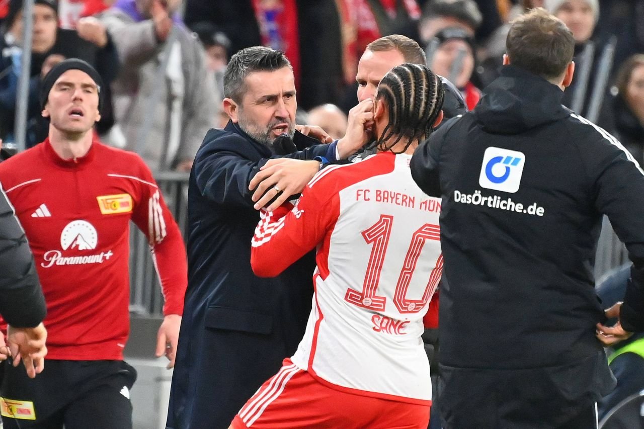 Scandal în Bundesliga: Leroy Sane, pălmuit de antrenorul adversarei: 