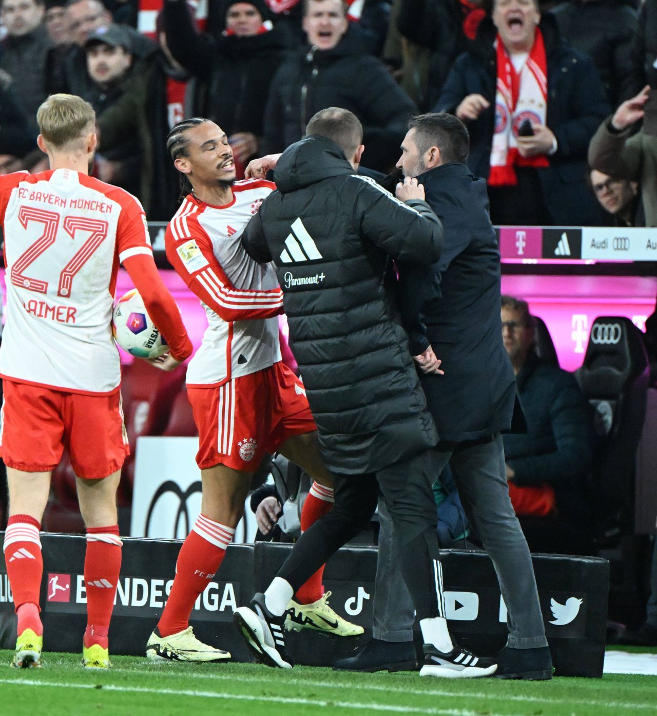 Reacția lui Leroy Sane după ce a fost pălmuit de antrenorul lui Union Berlin_4