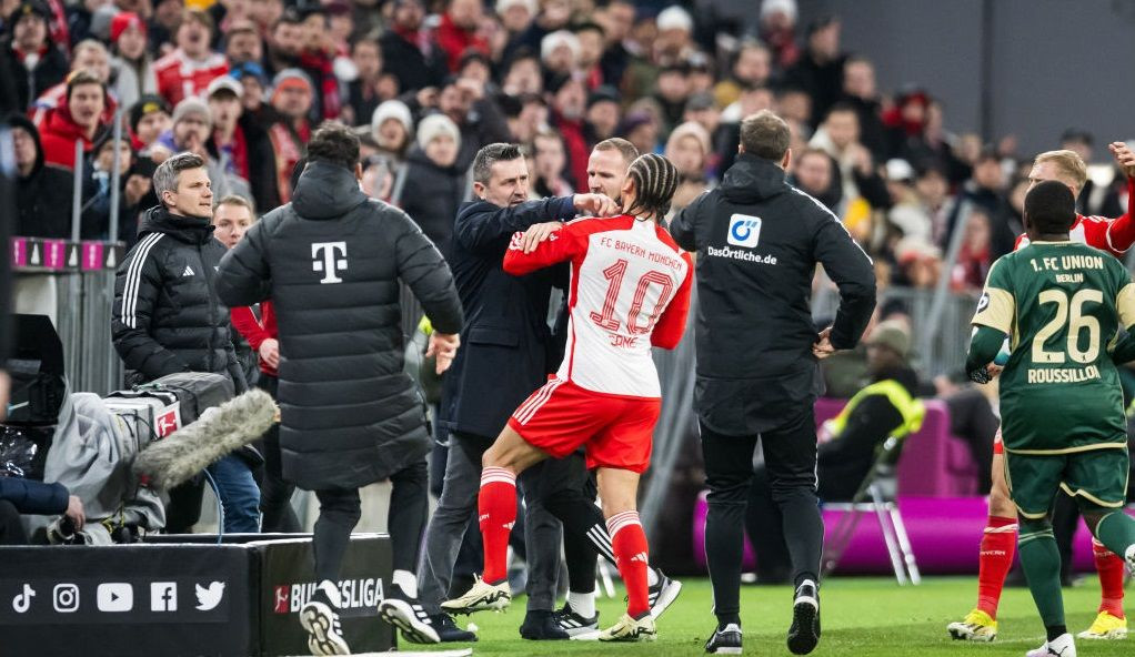 Reacția lui Leroy Sane după ce a fost pălmuit de antrenorul lui Union Berlin