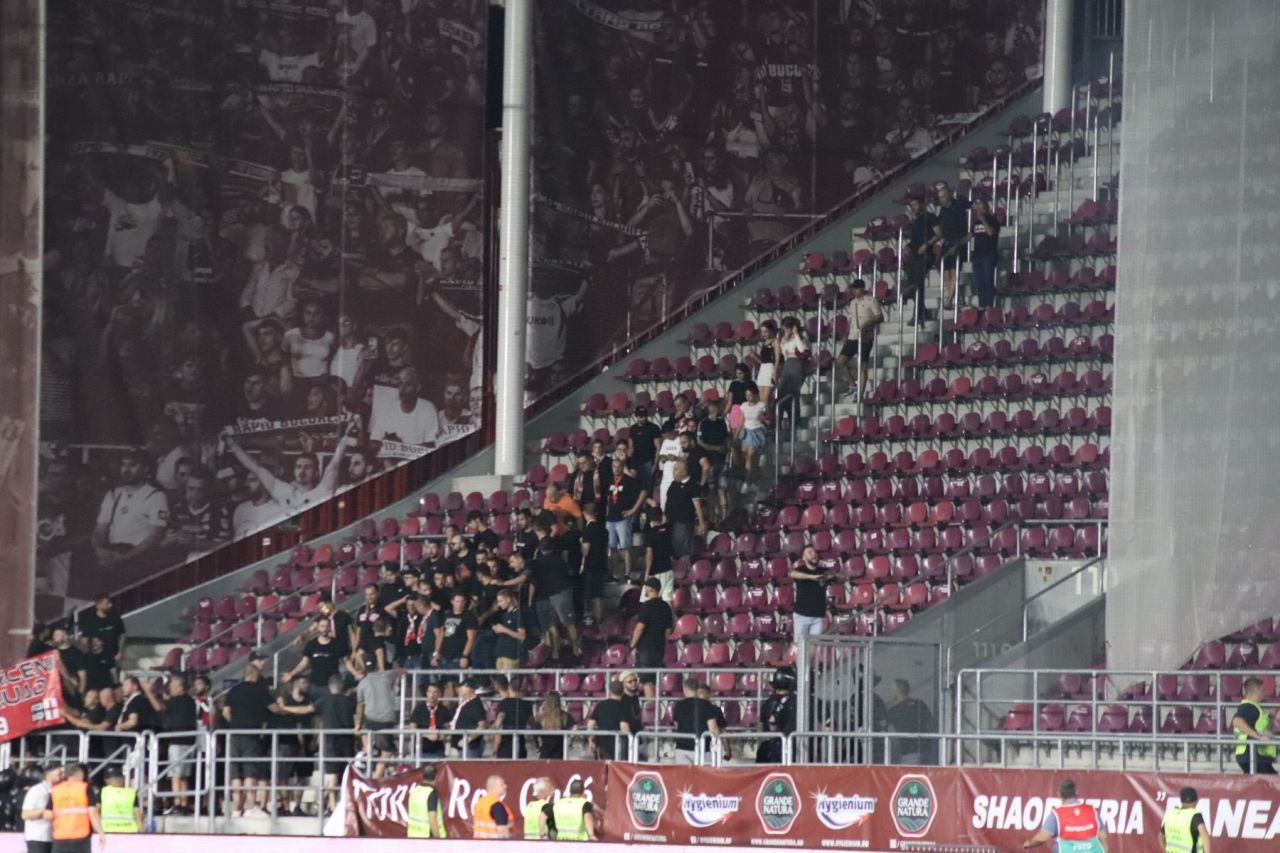 Ce a transmis clubul Rapid despre conflictul PCH - Peluza Nord Rapid.