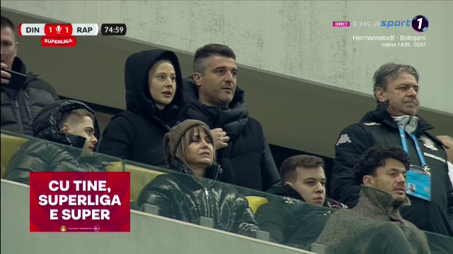 Rapidiștii au cerut lovitură de la 11 metri în minutul 74 al meciului cu Dinamo! Reacția lui Daniel Niculae spune tot_12