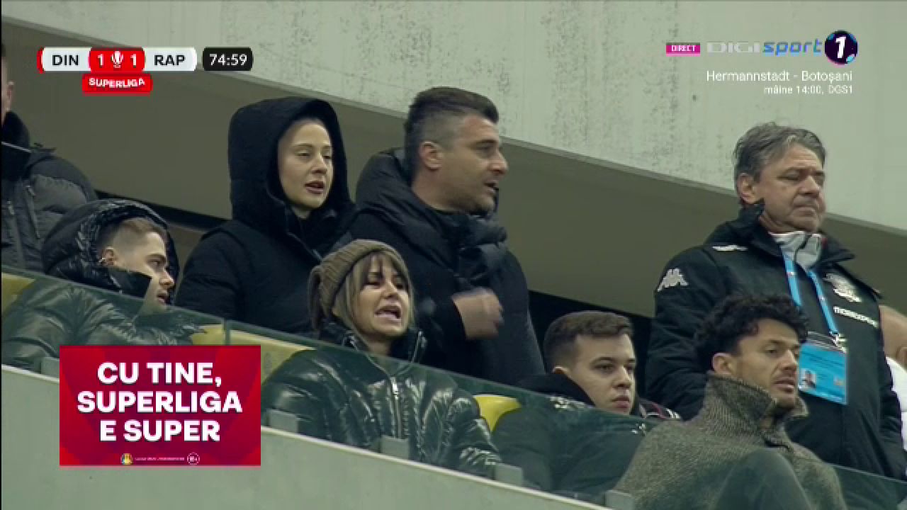 Rapidiștii au cerut lovitură de la 11 metri în minutul 74 al meciului cu Dinamo! Reacția lui Daniel Niculae spune tot_13