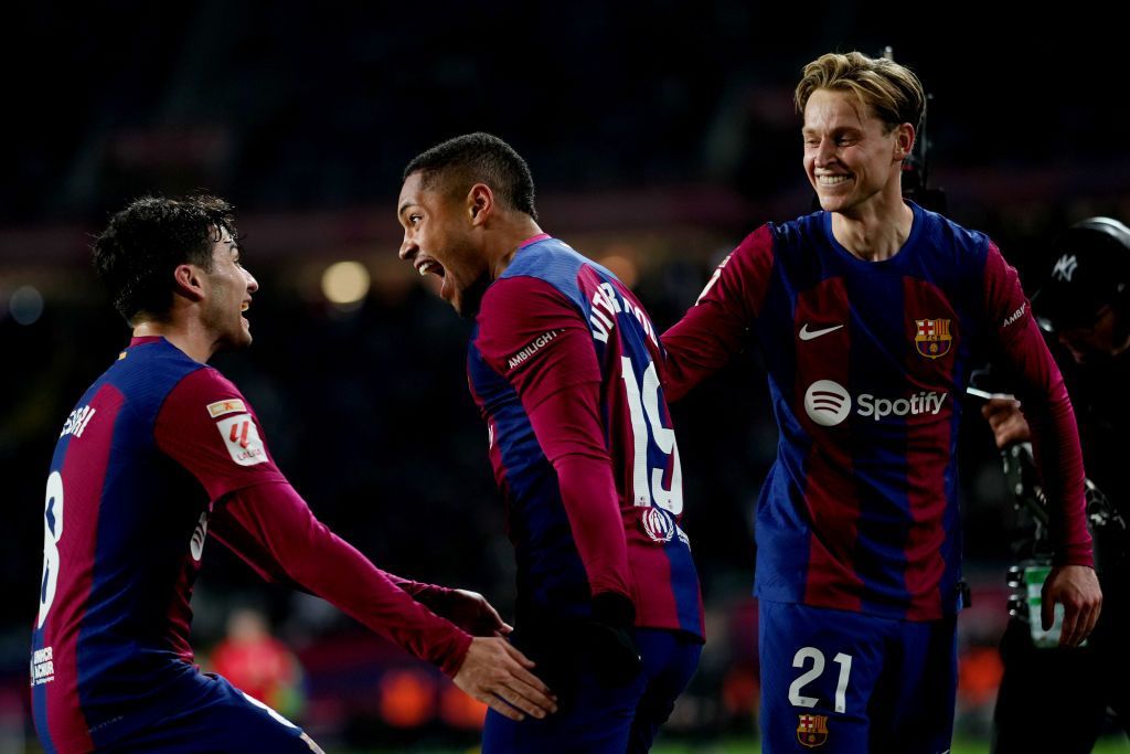 Reacția emoționantă a lui Vitor Roque după ce a marcat primul gol pentru FC Barcelona_1