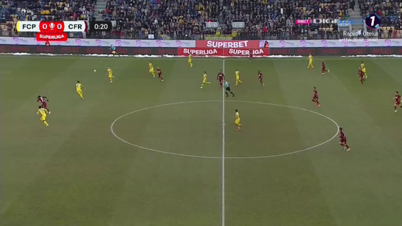 Ratare imensă în primele 20 de secunde ale meciului Petrolul Ploiești - CFR Cluj_3