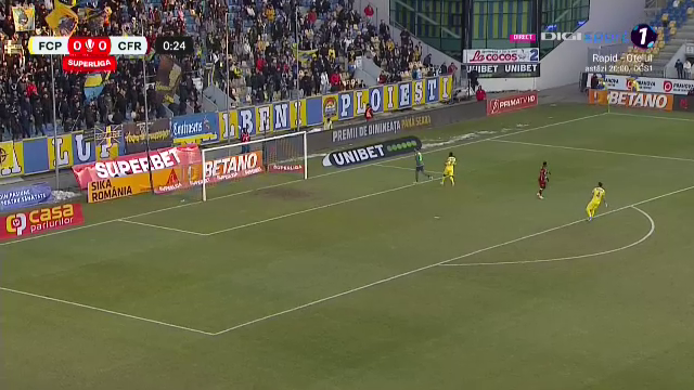 Ratare imensă în primele 20 de secunde ale meciului Petrolul Ploiești - CFR Cluj_20