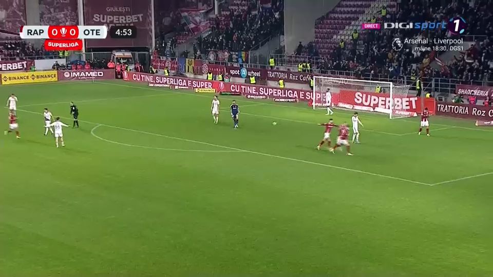 Rapid - Oțelul Galați 2-1! Giuleștenii câștigă al treilea meci consecutiv în 2024 și o egalează pe CFR Cluj_3