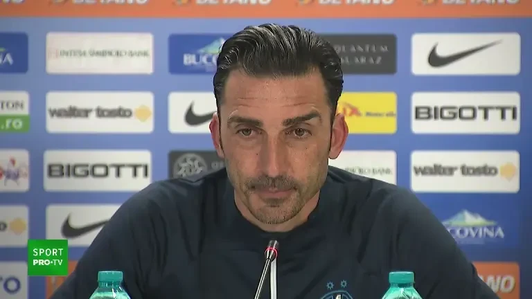 Conferința de presă a lui Elias Charalambous &icirc;nainte de meciul cu Farul Constanța (04.02.2024)