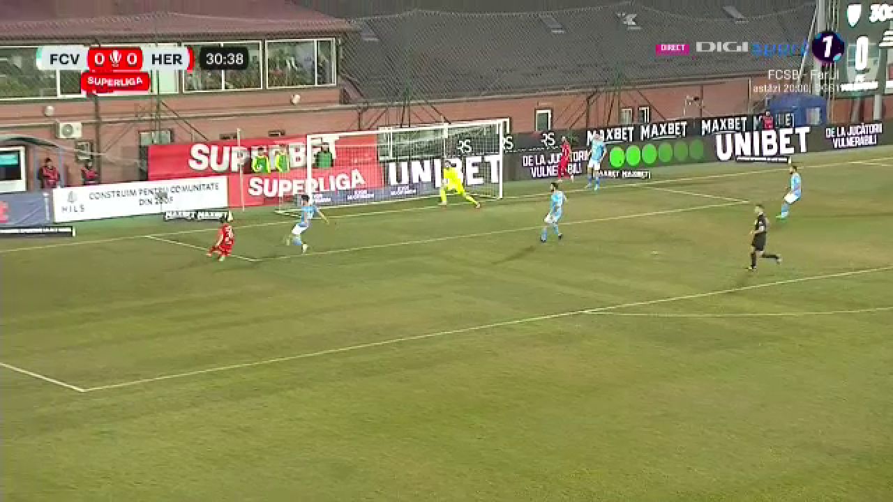 FC Voluntari - FC Hermannstadt 1-1 | Florea a marcat la ultima fază! Remiză în primul meci al lui Dică pe banca ilfovenilor_3