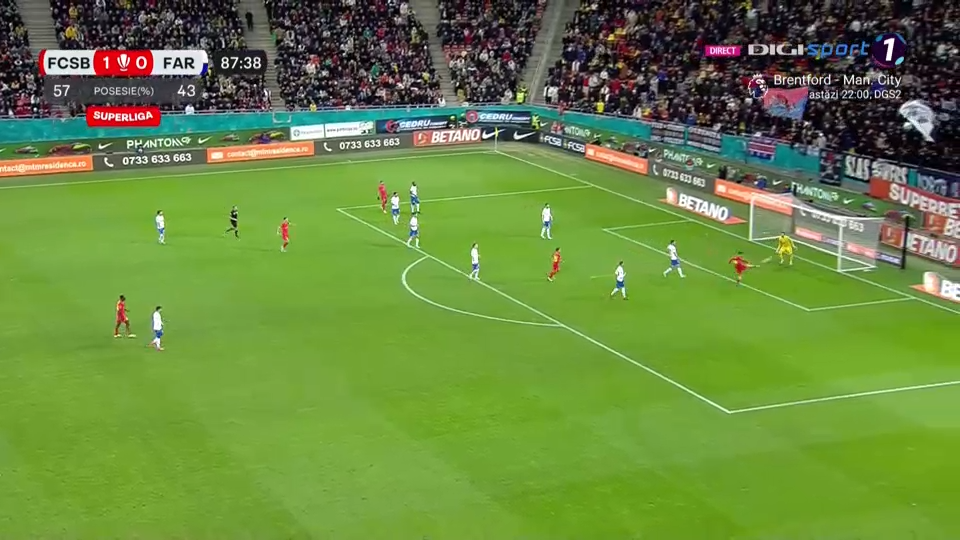 FCSB - Farul Constanța 1-1 | Liderul face primul pas greșit în 2024, oaspeții obțin un punct în minutele de prelungire_13