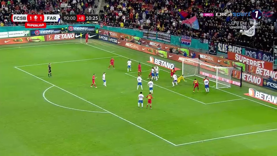 FCSB - Farul Constanța 1-1 | Liderul face primul pas greșit în 2024, oaspeții obțin un punct în minutele de prelungire_16