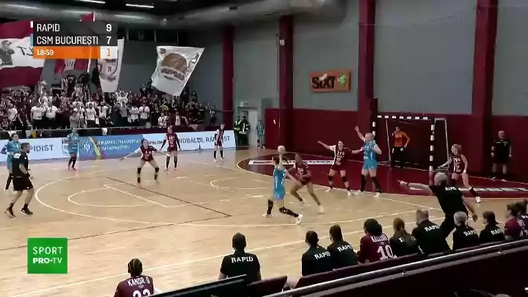 Rapid - CSM București | Handbal spectacol &icirc;n Sala Giulești / Duel Neagu - Dedu