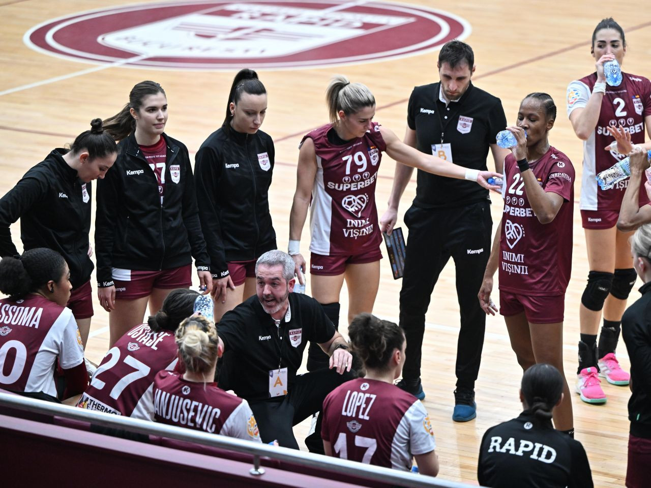 Rapid, ce victorie! Cele mai importante faze din blockbuster-ul cu CSM București 30-28, meci transmis de Pro Arena și VOYO