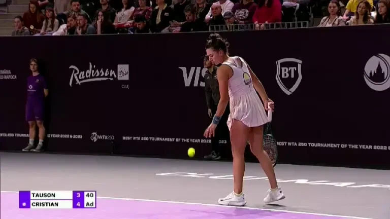 Jaqueline Cristian a făcut sfoara la Transylvania Open 2024 (LIVE pe Pro Arena și VOYO)