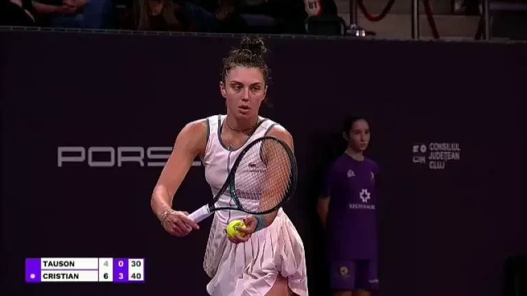 Jaqueline Cristian, tenis inteligent și curajos în Arena BT din Cluj-Napoca (LIVE pe Pro Arena și VOYO)
