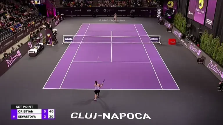 Jaqueline Cristian câștigă primul set al sfertului cu Sevastova (LIVE pe Pro Arena și VOYO)