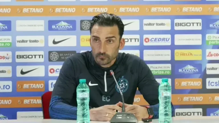 Elias Charalambous, surprins la conferința de presă (10/02/2024)