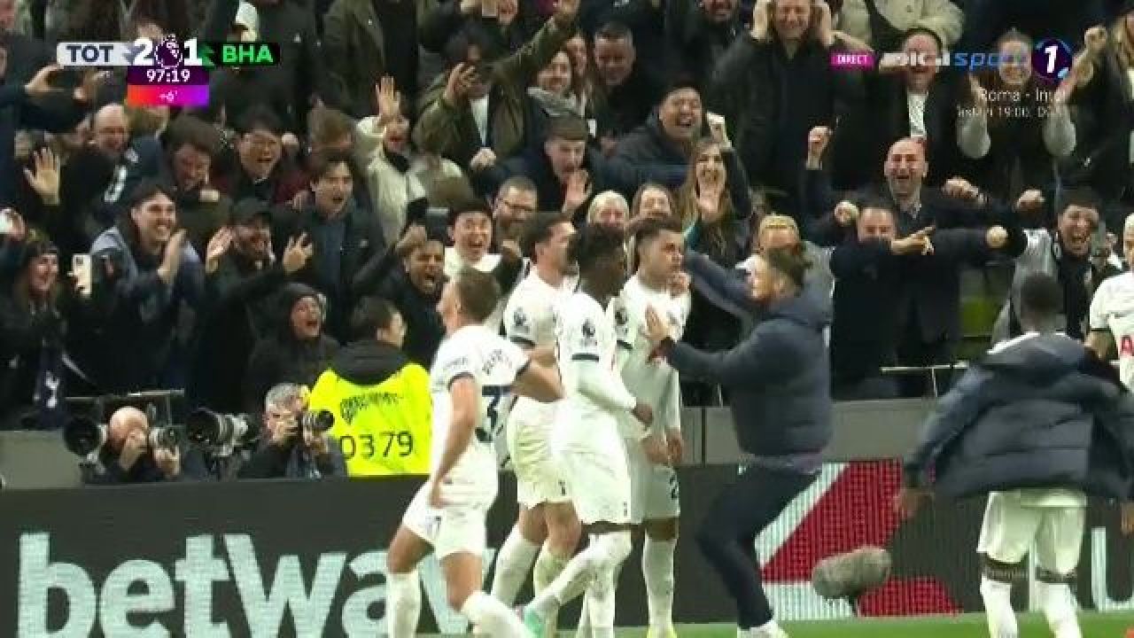 Drăgușin a intrat pe teren după golul lui Tottenham! Final nebun al meciului cu Brighton_2