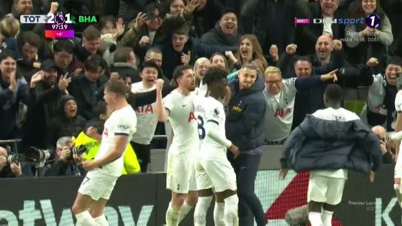 Drăgușin a intrat pe teren după golul lui Tottenham! Final nebun al meciului cu Brighton_3