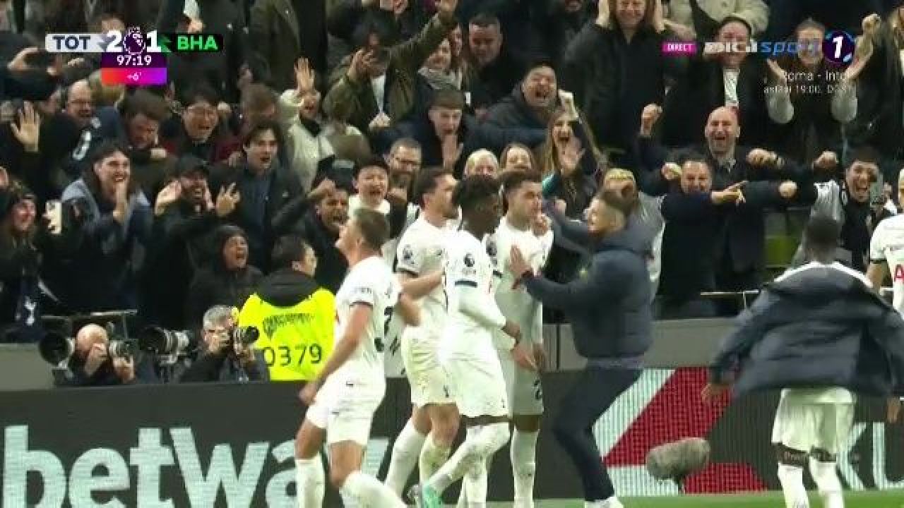 Drăgușin a intrat pe teren după golul lui Tottenham! Final nebun al meciului cu Brighton_12