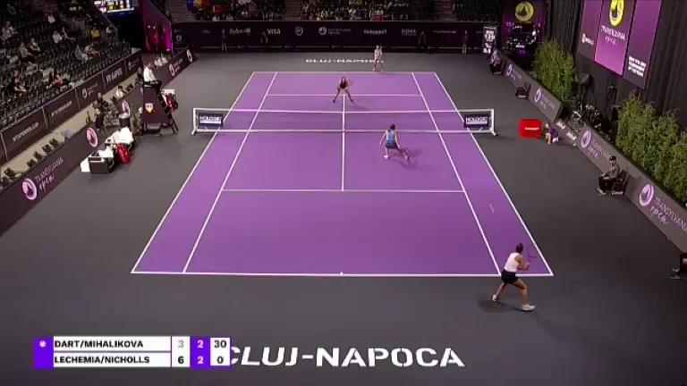 Faza zilei: două smash-uri lovite cu rama la Transylvania Open (LIVE pe Pro Arena și VOYO)